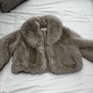 Zara fur jacket
